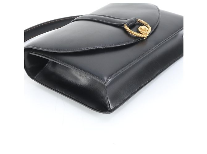 Ring Borsa a spalla in pelle box calf incisa Hermès 〇P per donne Nero - vista 4