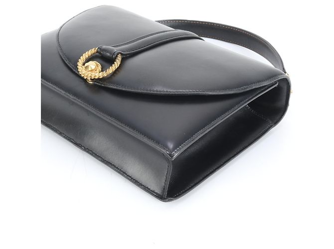 Ring Borsa a spalla in pelle box calf incisa Hermès 〇P per donne Nero - vista 5