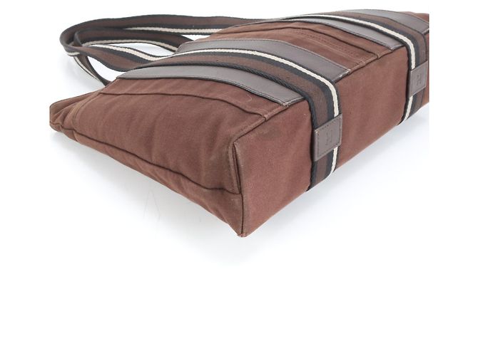 Borsa a spalla in pelle Hermès Troca Horizontal MM marrone da donna - vista 4