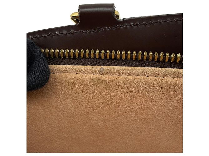 Borsa a mano Bowling Kensington Damier Ebene Louis Vuitton Marrone - vista 14