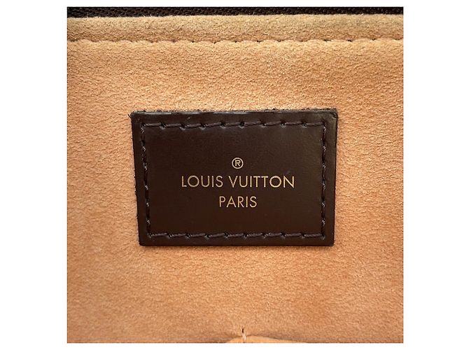 Borsa a mano Bowling Kensington Damier Ebene Louis Vuitton Marrone - vista 17