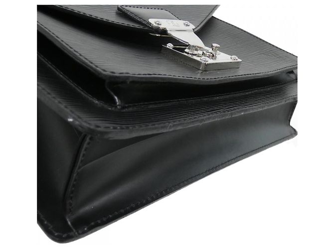 Borsa Monceau Epi Louis Vuitton Nero - vista 4