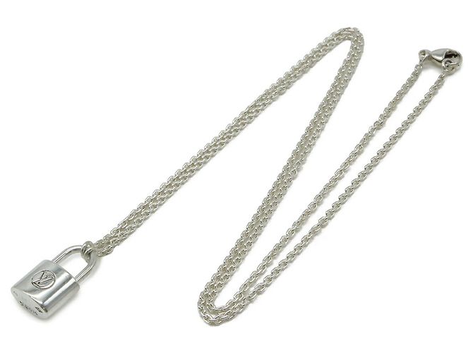 Collar Louis Vuitton Péndulo Silver Lockit UNICEF Plata - Ansicht 3