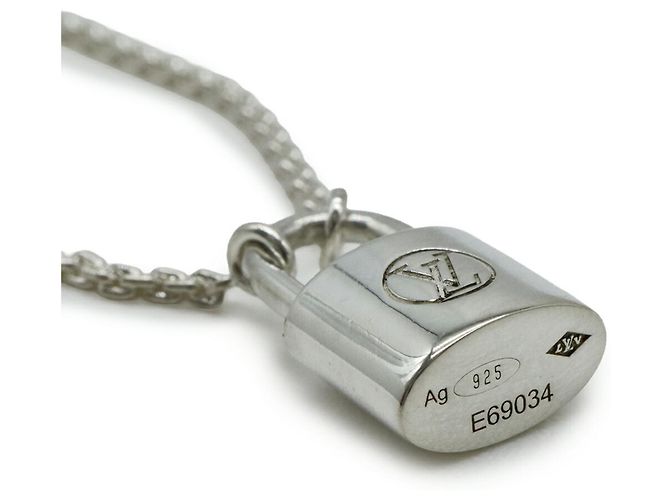 Collar Louis Vuitton Péndulo Silver Lockit UNICEF Plata - Ansicht 6