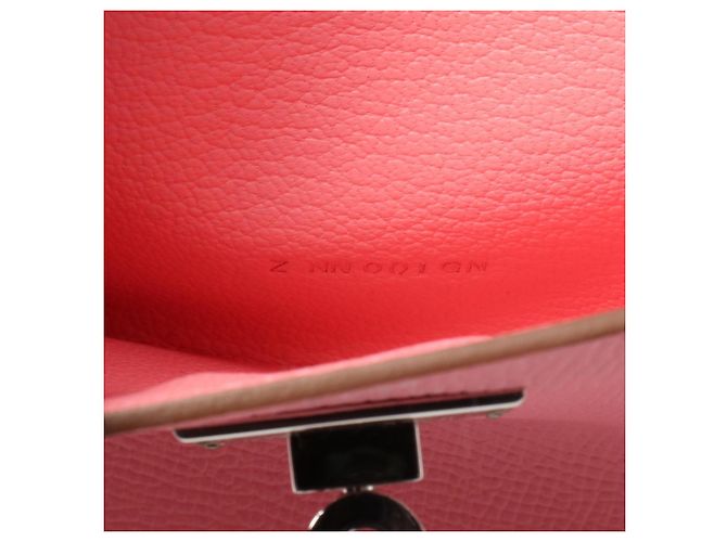 Hermès Kelly Pocket Go Zweite Tasche/Clutch, Epsom-Leder, Damen, Rosa Pink - Ansicht 5