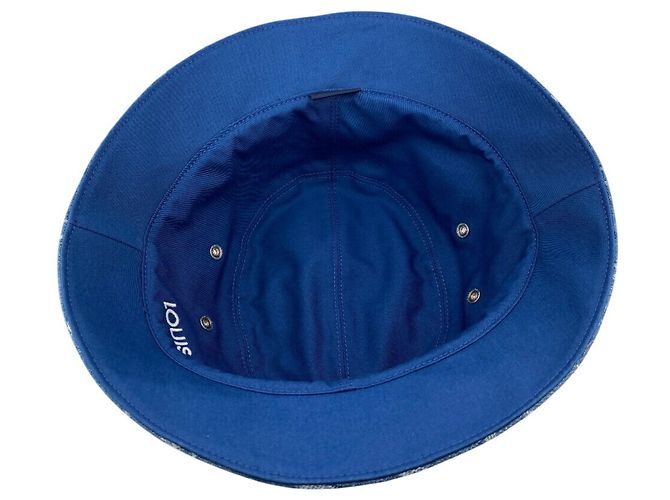 LOUIS VUITTON Bonnet Bucket Hat, Monogram Essentials, Blue, Unisex, - view 8