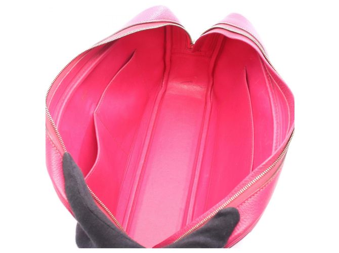 Borsa Hermès Plume Elan, pelle di capra, donna, rosa - vista 3