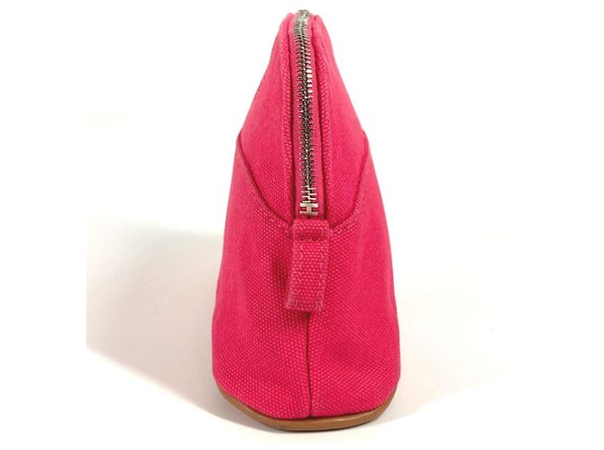 Hermès HERMES Bolide Mini Multi-Pouch Pochette per il Trucco, Cotone, Unisex, Rosa - vista 3