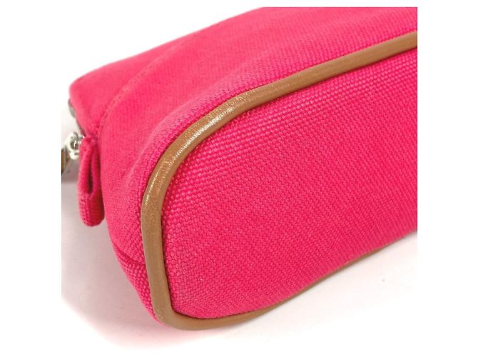 Hermès HERMES Bolide Mini Multi-Pouch Pochette per il Trucco, Cotone, Unisex, Rosa - vista 6