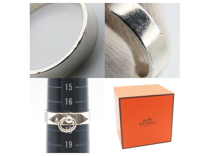 Anello Collier de Chien PM Hermès, , circa ., Argento con Chiodi, Uomo, HERMES - vista 10
