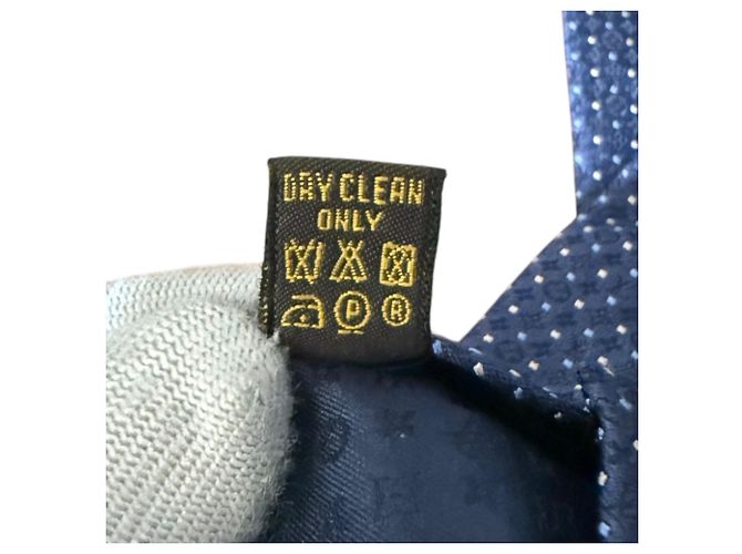 LOUIS VUITTON Monogram Dot Pattern % Silk Tie Navy Men's Navy blue - view 7