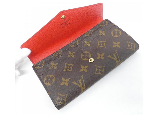 Portafoglio Sarah Monogram Louis Vuitton Marrone - vista 7