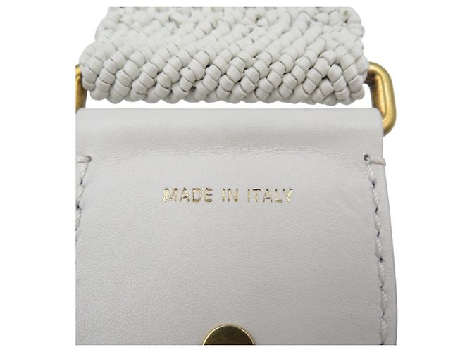 Christian Dior Leather Gold Hardware White Shoulder Strap - view 4
