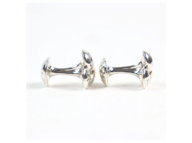 LOUIS VUITTON Gemelli Bouquet Crewe con Incisione del Logo, Custodia Argento, Peso ., Uomo - vista 6