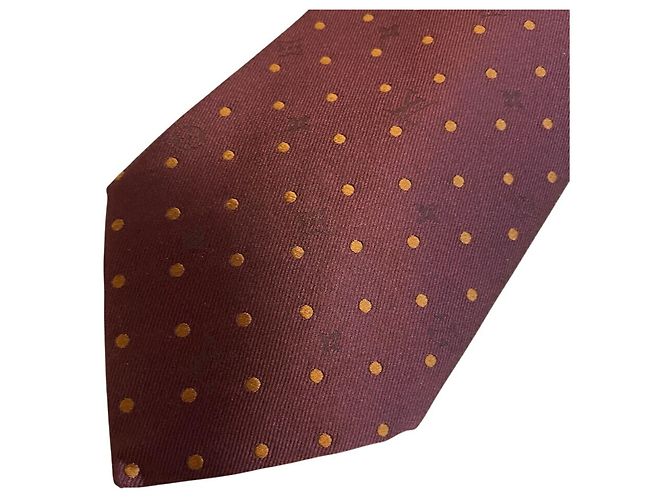 LOUIS VUITTON LV Polka Dot Tie, Wine Red, Men's Orange - view 4