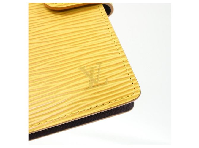 Agenda PM Organizer Epi Louis Vuitton Gelb - Ansicht 3