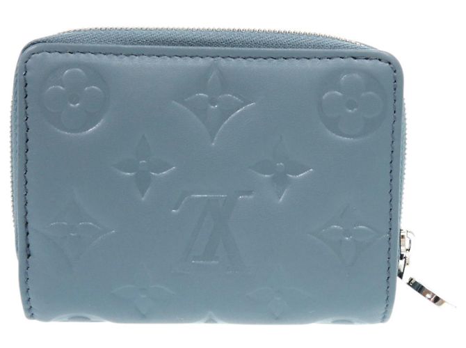 Cartera Bifold Lou Monogram de Cuero de Cordero Coussin Louis Vuitton Azul - vista 3