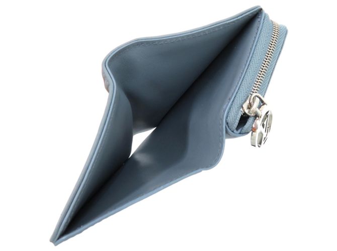 Cartera Bifold Lou Monogram de Cuero de Cordero Coussin Louis Vuitton Azul - vista 7