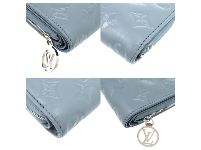 Cartera Bifold Lou Monogram de Cuero de Cordero Coussin Louis Vuitton Azul - vista 8