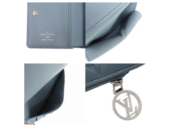 Cartera Bifold Lou Monogram de Cuero de Cordero Coussin Louis Vuitton Azul - vista 9