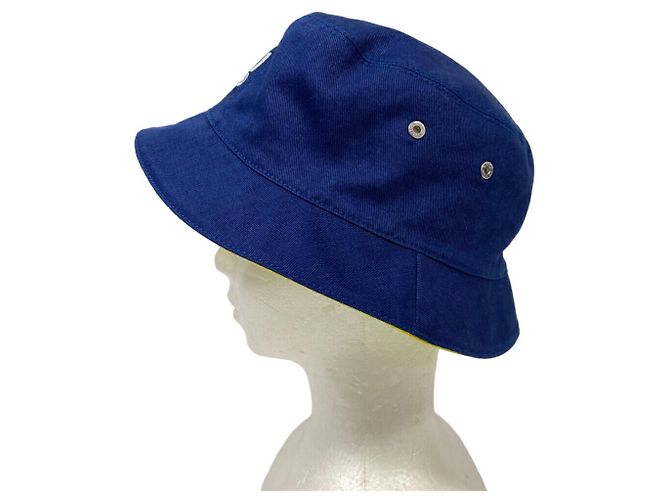 LOUIS VUITTON Boné Everyday LV Bucket Hat, Azul, Unissex - vista 3