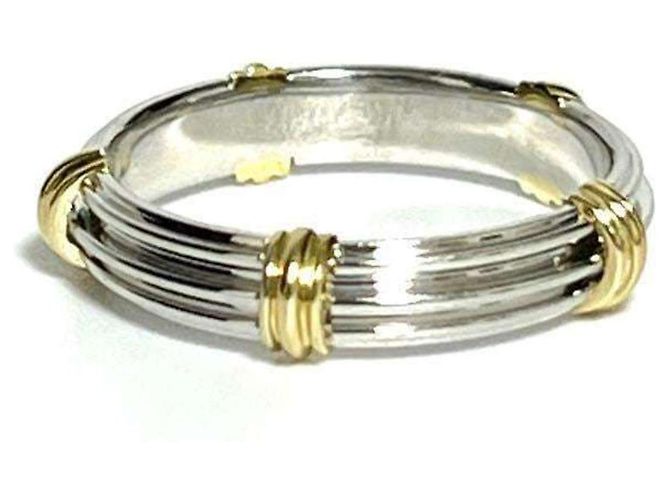 Anello da uomo Christian Dior, combinazione di oro giallo e platino - vista 2