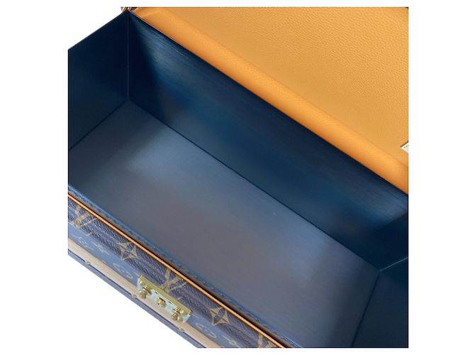 COFFRET Champagne Monogram LOUIS VUITTON, Boîte Intérieure, Objet, Coffre, Toile, Bois, Homme/Femme, Marron - vue 13
