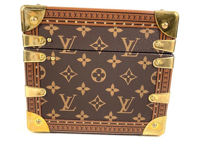 COFFRET Champagne Monogram LOUIS VUITTON, Boîte Intérieure, Objet, Coffre, Toile, Bois, Homme/Femme, Marron - vue 7