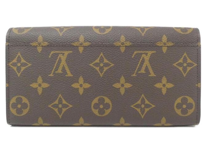 Portafoglio Sarah Monogram Louis Vuitton Marrone - vista 2