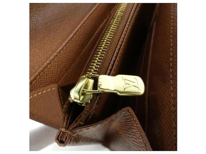 Portafoglio Sarah Monogram Louis Vuitton Marrone - vista 9