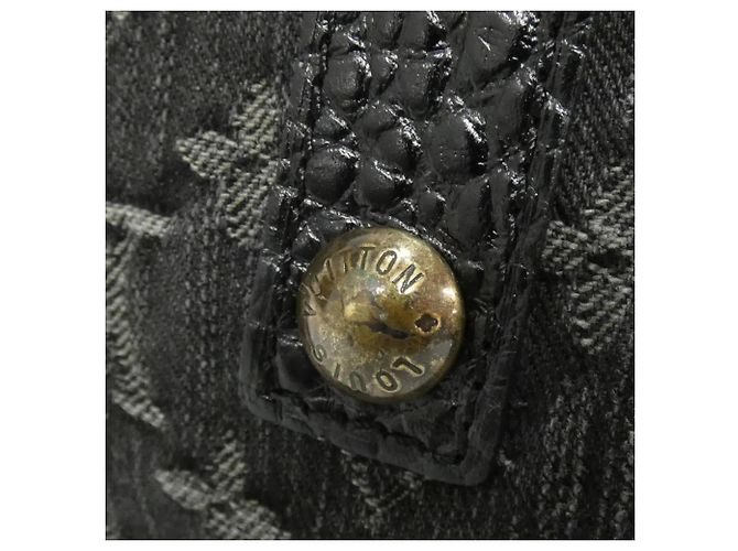 Borsa Louis Vuitton Monogram Denim Neo Cabby GM Nero - vista 2