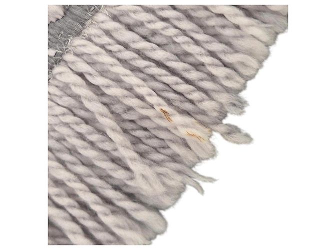 LOUIS VUITTON Sciarpa Mania, Grigio, Sete e Lana, Unisex Marrone - vista 7