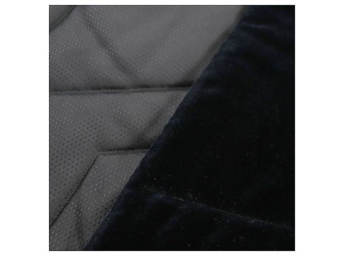 Sciarpa Grande in Velluto con Logo H in Seta % Hermès Blu Navy Realizzata in Francia Autentica per Uomini - vista 4