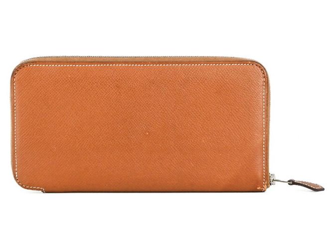 Hermès HERMES Azap Long Portafoglio in Seta, Seta Epsom, Oro e Rosa, Donna - vista 2