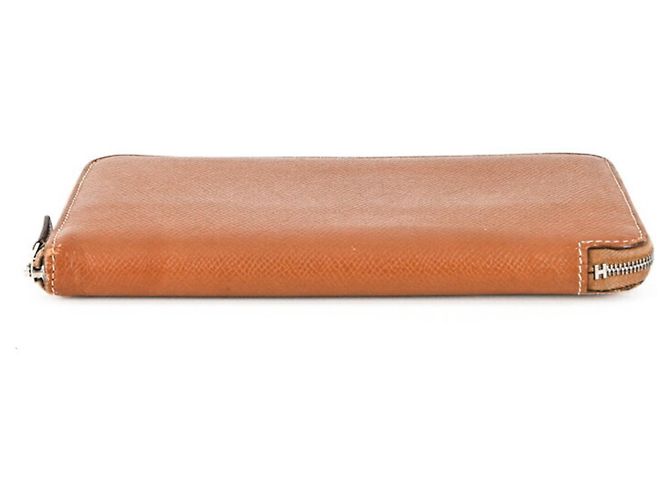Hermès HERMES Azap Long Portafoglio in Seta, Seta Epsom, Oro e Rosa, Donna - vista 4