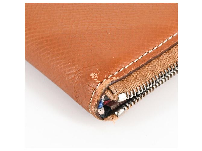 Hermès HERMES Azap Long Portafoglio in Seta, Seta Epsom, Oro e Rosa, Donna - vista 7