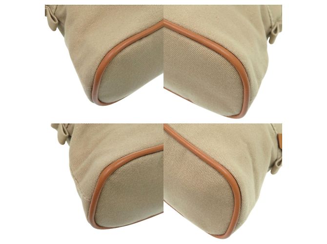 Come nuovo Pouch Mini Bolide Hermès, Cotone e Pelle, Beige Marrone, - vista 4