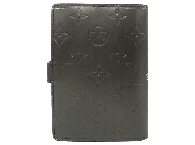 Louis Vuitton Monogram Matte Agenda PM Organizer Schwarz - Ansicht 2