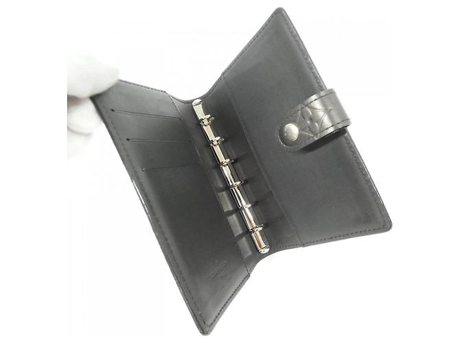 Louis Vuitton Monogram Matte Agenda PM Organizer Schwarz - Ansicht 7