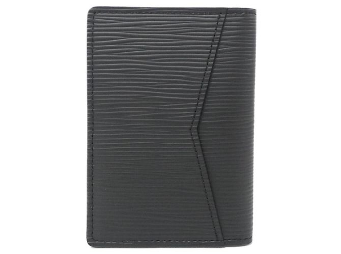 Tarjetero Louis Vuitton Epi Organizer de Poche Negro - vista 2