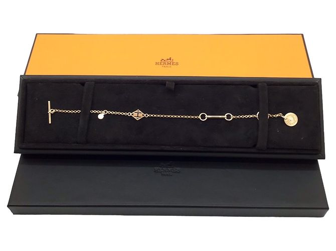 Hermès Bracciale HERMES Gunbird in oro rosa e diamanti Moda Donna Uomo Unisex - vista 10