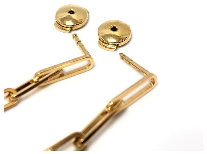 Hermès Orecchini HERMES Kelly Chaine in oro per donne D'oro - vista 5