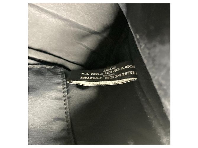 Hermès Pochette da golf HERMES SONY OPEN FUJITV H logo Bolide GM in cotone poliammide multiuso per uomini e donne, nera Nero - vista 13