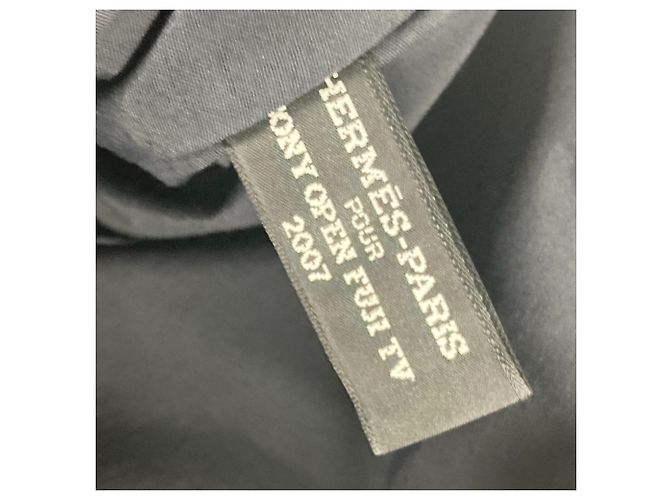 Hermès Pochette da golf HERMES SONY OPEN FUJITV H logo Bolide GM in cotone poliammide multiuso per uomini e donne, nera Nero - vista 15