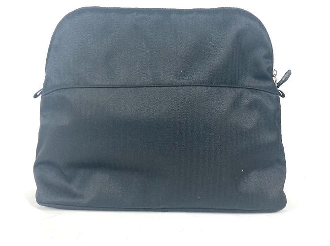 Hermès Pochette da golf HERMES SONY OPEN FUJITV H logo Bolide GM in cotone poliammide multiuso per uomini e donne, nera Nero - vista 2