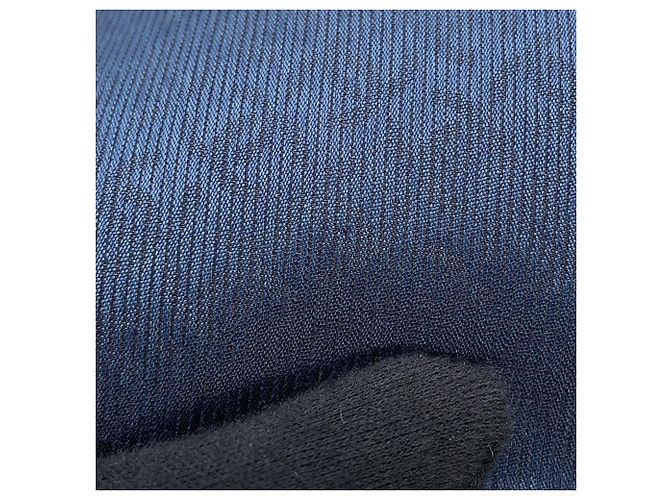 CHANEL Coco Mark Silk Tie Men's Blue - view 8