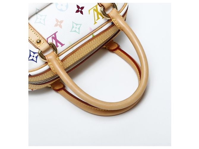 Louis Vuitton Monogram Multicolore Priscilla Handbag in White - vue 5