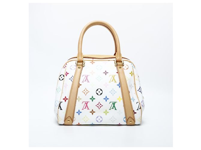 Louis Vuitton Monogram Multicolore Priscilla Handbag in White - vue 6