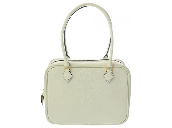 Hermès HERMES Plume Mini Vert Fizz K Stamp (circa) Borsa in capra per donne, Classe A, di proprietà, Ginzo Verde - vista 2