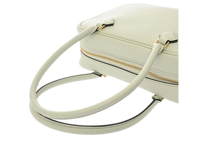 Hermès HERMES Plume Mini Vert Fizz K Stamp (circa) Borsa in capra per donne, Classe A, di proprietà, Ginzo Verde - vista 4